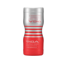 Мастурбатор Tenga Dual Sensation Cup двосторонній, із двома незалежними каналами