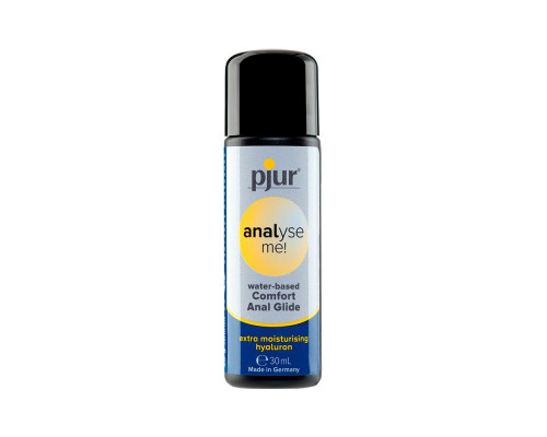 Анальний лубрикант pjur analyse me! Moisturising 30 мл, на водній основі, з гіалуроном