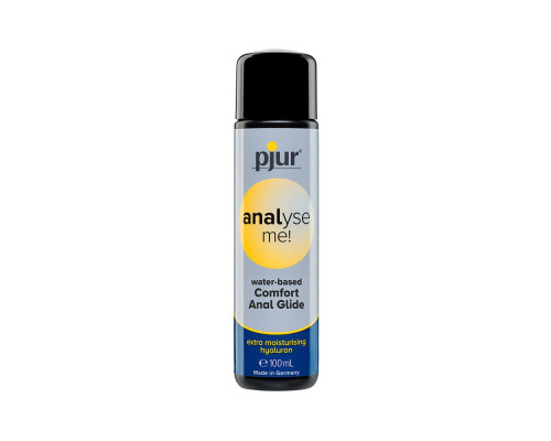 Анальний лубрикант pjur analyse me! Moisturising 100 мл, на водній основі, з гіалуроном