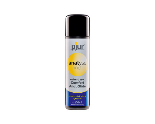 Анальний лубрикант pjur analyse me! Moisturising 250 мл, на водній основі, з гіалуроном