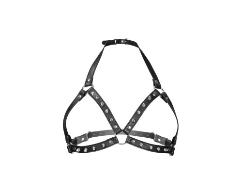Портупея з металевими шипами Fetish Tentation Sexy Adjustable Chest Harness
