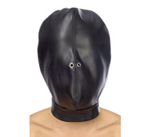 Капюшон для БДСМ Fetish Tentation Closed BDSM hood in leatherette