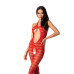 Сітчастий бодістокінг з відкритим животом Passion BS081 red