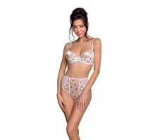 Еротичний комплект з малюнком Passion LOVELIA BIKINI L/XL, white