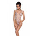 Еротичний боді з малюнком Passion LOVELIA BODY S/M, white