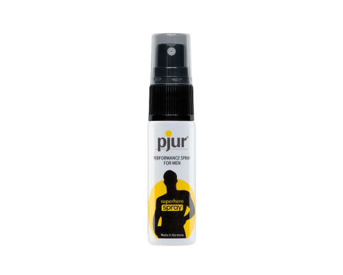 Спрей-пролонгатор pjur Superhero Performance Spray 20 мл, всотується в шкіру, природні компоненти