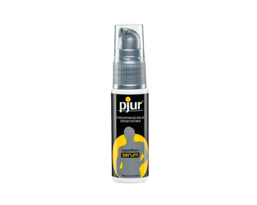 Сироватка-пролонгатор pjur Superhero Delay Serum 20 мл, створює ефект плівки, без оніміння
