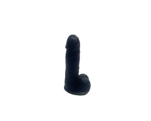 Мило у формі пеніса Чистий Кайф Black size S, крафтове мило-член, натуральне