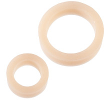 Набір ерекційних кілець Doc Johnson Platinum Premium Silicone — The C-Rings — White