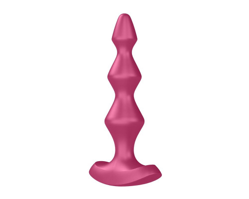 Анальний стимулятор-намистини з двома моторами Satisfyer Lolli-Plug 1 Berry