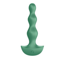 Анальний стимулятор-намистини з двома моторами Satisfyer Lolli-Plug 2 Green