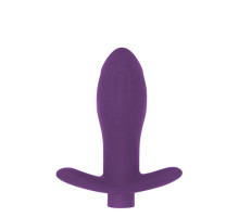 Анальна пробка з вібрацією MAI Attraction Toys №87 Black перезаряджаєма, длина 11см, диаметр 3,5см