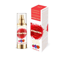 Масажне масло, що розігріває, з феромонами MAI MASSAGE OIL - RED FRUITS (30 мл) (без упаковки)