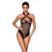 Сітчастий боді з халтером Passion Amanda Body S/M, black
