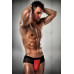 Розпродаж!!! Чоловічі трусики з червоним гульфіком Passion 007 THONG red XXL/XXXL