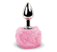 Анальна пробка FeelzToys - Bunny Tails Butt Plug Pink