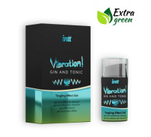Рідкий вібратор Intt Vibration Gin Tonic (15 мл) EXTRA GREEN