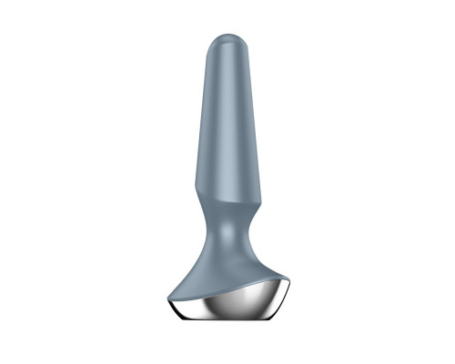 Анальна смарт-вібропробка Satisfyer Plug-ilicious 2 Ice Blue