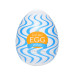 Мастурбатор-яйце Tenga Egg Wind із зиґзаґоподібним рельєфом