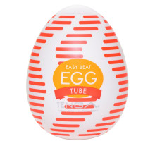 Мастурбатор-яйце Tenga Egg Tube, рельєф з поздовжніми лініями