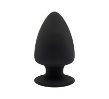 Анальна пробка SilexD (Model 1 size M) двошарова, силікон + Silexpan, діаметр 6,2 см
