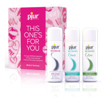 Набір лубриканів pjur Woman Selection - THIS ONE'S FOR YOU, 3 види змазки серії Woman