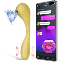 Вакуумний вагінально-кліторальний стимулятор Magic Motion Bobi Yellow, керування зі смартфона