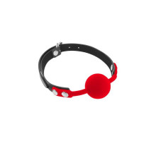 Класичний кляп з силіконовою кулькою Fetish Tentation Silicone Gag Ball