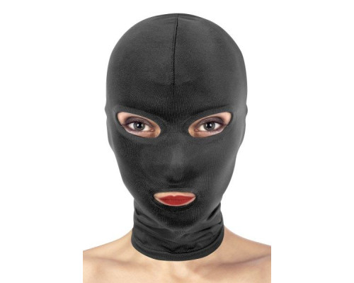 Капюшон для БДСМ з відкритими очима та ротом Fetish Tentation