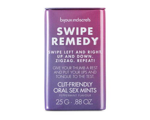 М'ятні цукерки Bijoux Indiscrets Swipe Remedy – clitherapy oral sex mints без цукру