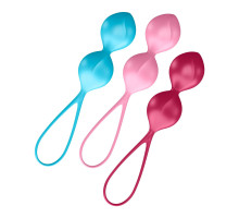 Вагінальні кульки Satisfyer V Balls (3 пари), діаметр 3,4 см, маса 79-114-150г, монолітні