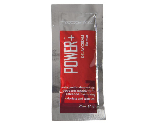 Потужний пролонгатор Doc Johnson Power+Delay Cream For Men (7 мл)