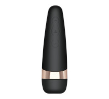 Вакуумний кліторальний стимулятор Satisfyer Pro 3 Vibration з вібрацією та дуже м’яким кінчиком