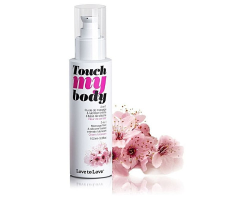 Розпродаж! Масажний гель і змазка Love To Love TOUCH MY BODY Cherry Blossom (100 мл) термін 02.2023