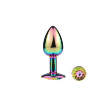 Металева анальна пробка MAI Attraction Toys №72 Rainbow