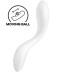 Вібратор із перлинною стимуляцією точки G Satisfyer Rrrolling Pleasure White