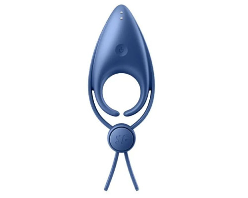 Ерекційне віброкільце-ласо з регулюванням розміру Satisfyer Sniper Blue