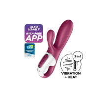 Смарт вібратор-кролик із підігрівом Satisfyer Hot Bunny