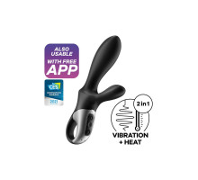 Універсальний смарт-вібратор з підігрівом Satisfyer Heat Climax +