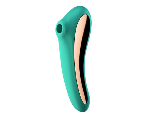Вакуумный стимулятор с вибрацией Satisfyer Dual Kiss Green