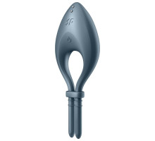 Ерекційне смарт-віброкільце ласо з регулюванням розміру Satisfyer Bullseye Dark Blue