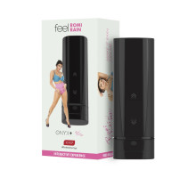 Мастурбатор Kiiroo Onyx+ Romi Rain, 10 кілець, що стискають, не треба рухати, теледильдоніка