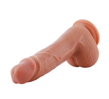 Ультрареалістичний фалоімітатор для секс-машин Hismith 8.3″ 2-layers Silicone Flesh Dildo, 2-шаровий