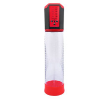 Автоматична вакуумна помпа Men Powerup Passion Enlargement system Red, перезаряджувана, 5 режимів