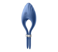 Ерекційне віброкільце-ласо Satisfyer Duelist Blue, 10 режимів, потужний мотор