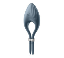 Ерекційне віброкільце-ласо Satisfyer Duelist Dark Blue, 10 режимів, потужний мотор