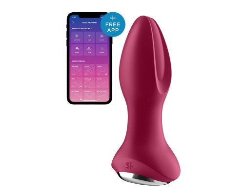 Анальна смарт-вібропробка із перлинним масажем Satisfyer Rotator Plug 2+ Violet