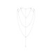 Ланцюжок для спини Bijoux Indiscrets Magnifique Back and Cleavage Chain - Silver, прикраса для тіла