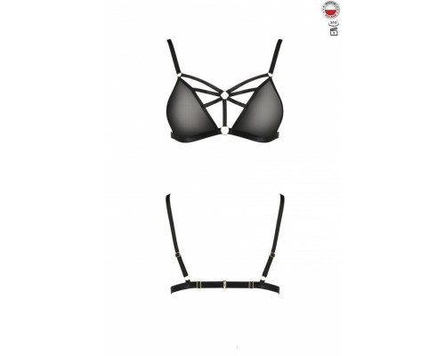 Бюстгальтер-стрепи Passion Exclusive Meggy Bra XXL/XXXL, black