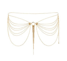 Ланцюжок на трусики або ліф Bijoux Indiscrets MAGNIFIQUE Waist Chain - Gold, прикраса на тіло